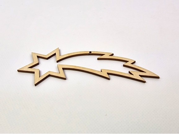 Wooden Christmas star Ref.DRZN140