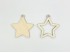 Estrella adorno de Navidad de madera Ref.H3735