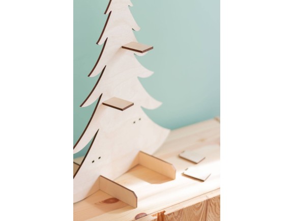 Árbol de Navidad sobremesa 39 cm. c/portavelas Ref.DRZN730