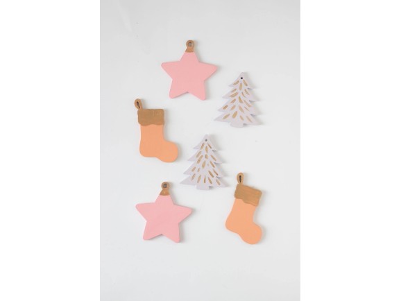 Wooden Christmas ornament boot Ref.H3737