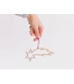 Wooden Christmas star Ref.DRZN140