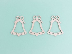 Wooden Christmas Bell Ornament Ref.DRZN1406