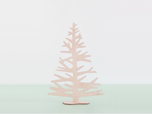 Árbol de Navidad 21cm. recortado Ref.DRZN285