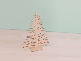 Christmas tree 21cm. trimmed Ref.DRZN285