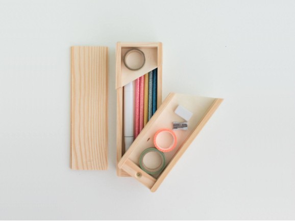 Wooden pencil case for pencils Ref.1451-52