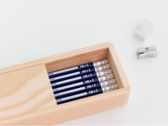 Wooden pencil case for pencils Ref.1451-52
