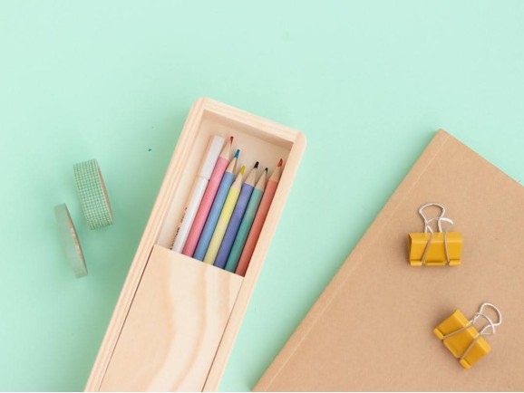Wooden pencil case for pencils Ref.1451-52