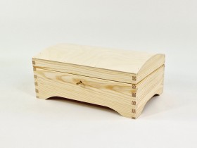 Wooden chest 30x20x12.5 cm. with key Ref.DRPK345