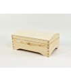 Wooden chest 30x20x12.5 cm. with key Ref.DRPK345