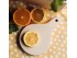 Beech wood board Ø12.5 cm. with handle Ref.DRKD822