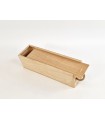 Wooden box 1 Bottle of wine Sliding Lid Ref.1botTCOK