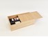 Caja madera 2 Botellas de vino Tapa Corredera Ref.2BotTCOK