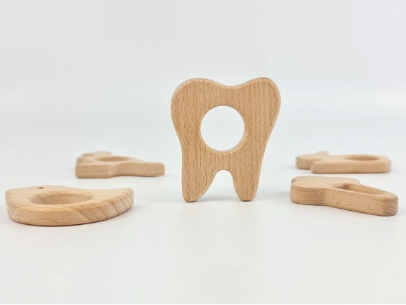 Mordedores de madera formas 2 Ref.RM2019