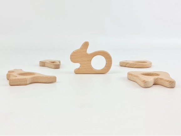 Mordedores de madera formas 2 Ref.RM2019