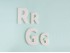 Wooden letters 2 sizes Ref.P1341D