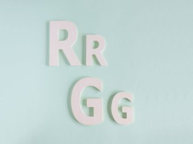 Wooden letters 2 sizes Ref.P1341D