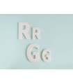 Wooden letters 2 sizes Ref.P1341D