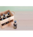Wooden box 6 beers with 2 rope handles Ref.6cerv