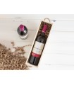 Wooden box 1 Bottle of wine Sliding Lid Ref.1botTC