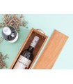 Wooden box 1 Bottle of wine Sliding lid Honey color Ref.P1251CC