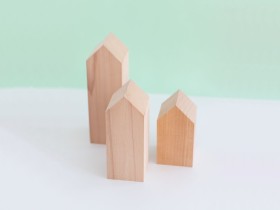 Wooden houses to decorate Ref.OP569067