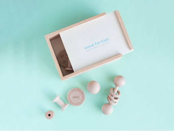 Caja de madera de los tesoros WoodForKids Ref.MO2020