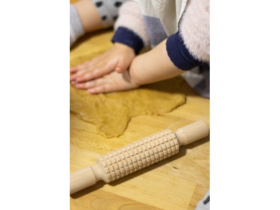 Wooden rollers for plasticine 4 units. Ref.OP211425