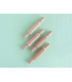 Wooden rollers for plasticine 4 units. Ref.OP211425