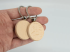 Llavero redondo de madera Ref.AE2025