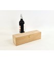 Caja madera 1 Botella vino Bisagra y Broche Ref.1botBBOK