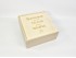 Caja de madera 27x27x12 cm. c/tapa corredera Ref.PC4K