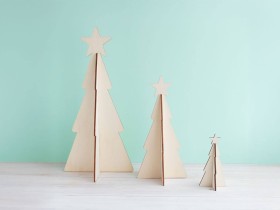 Tabletop Christmas trees 3 sizes Ref.AW994