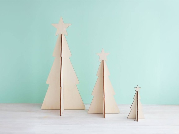 Árboles Navidad sobremesa 3 medidas Ref.ARWN09