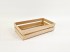 Small wooden basket box 22x13x5.5 cm. 2 slats Ref.DRSN021
