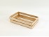 Small wooden basket box 22x13x5.5 cm. 2 slats Ref.DRSN021