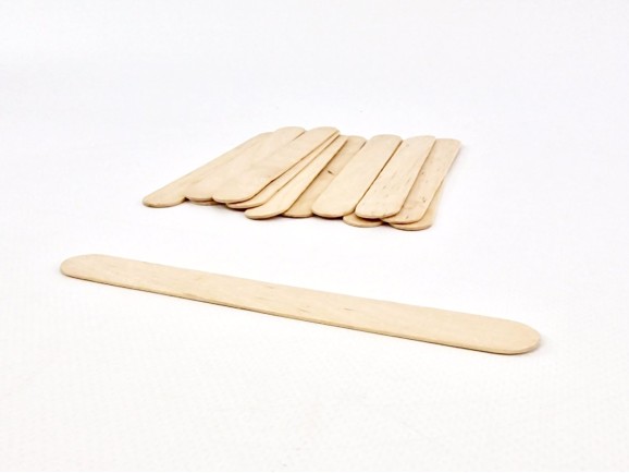 Flat stick with rounded edges 15 cm. Ref.MO78