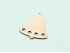 Wooden Christmas Bell Ornament Ref.DRZN1405
