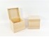 Cubic pine wood box 16x16x16 cm. Ref.DRPZ430