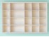Bandeja de madera 46,5x32x6,5 cm. para clasificar Ref.PLFT7