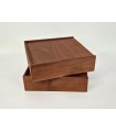 Aged Box 33.5x33.5x9.5 cm. with sliding Lid Ref.PC7BC