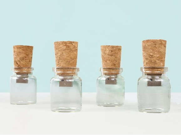 PenDrive Botellita de cristal y corcho Ref.USBCH4