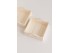 Square wooden basket box with handles 16.5x16.5x6.5 cm. Ref.AW8781