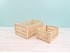 Pine wood basket box 2 sizes Ref.A362517