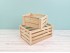 Pine wood basket box 2 sizes Ref.A362517