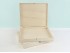Wooden box 40x33x6 cm. with hinge and clasp Ref.P00C36D
