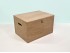 Caja de madera 39x29x24 cm. c/bisagras, broche y asas Ref.P50C52