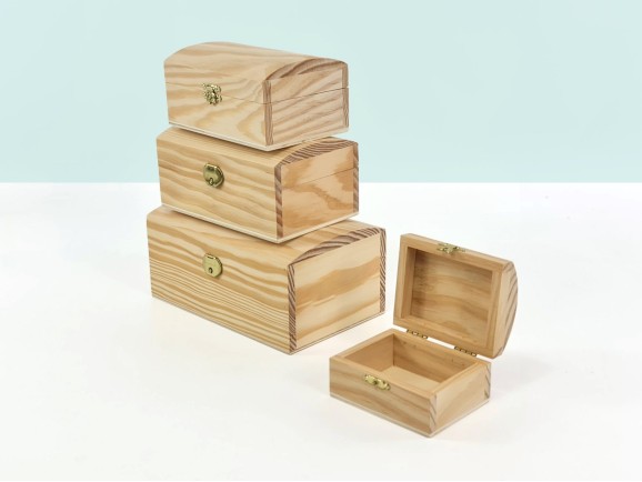 Small wooden chest various sizes Ref.P1011S