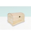 Wooden trunk 29x21x18 cm. with curved top cover Ref.AR08861