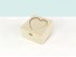 Caja de madera Corazón 15x15x8 cm. c/bisagra y broche Ref.PCC47