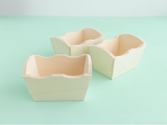 Mini shaped trays 2 models Ref.P00CE01